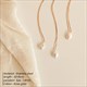 Oval Pearl Pendant Necklace Freshwater Stainless Steel Jewelry