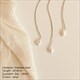 Oval Pearl Pendant Necklace Freshwater Stainless Steel Jewelry