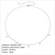 Handgefertigte Edelstahl Quaste Choker Halskette mit Imitat Perle