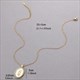 Mehrere Stile Zwei Farben Gold Und Silber Halskette Kupfer Jungfrau Maria Runder Anhänger Elegante Damen Hals Accessoires Schmuck