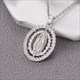 Mehrere Stile Zwei Farben Gold Und Silber Halskette Kupfer Jungfrau Maria Runder Anhänger Elegante Damen Hals Accessoires Schmuck