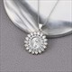 Mehrere Stile Zwei Farben Gold Und Silber Halskette Kupfer Jungfrau Maria Runder Anhänger Elegante Damen Hals Accessoires Schmuck
