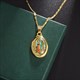 Woman Religious Vintage Style Guadalupe Catholic Church Virgin Mary Amulet Pendant Necklace Ornament