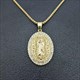 Woman Religious Vintage Style Guadalupe Catholic Church Virgin Mary Amulet Pendant Necklace Ornament