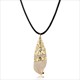 Hesiod Antique Gold Color Chain Summer Beach Jewlery Starfish Shell Pendant Necklace For Women