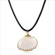 Hesiod Antique Gold Color Chain Summer Beach Jewlery Starfish Shell Pendant Necklace For Women