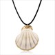 Hesiod Antique Gold Color Chain Summer Beach Jewlery Starfish Shell Pendant Necklace For Women