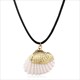 Hesiod Antique Gold Color Chain Summer Beach Jewlery Starfish Shell Pendant Necklace For Women