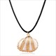 Hesiod Antique Gold Color Chain Summer Beach Jewlery Starfish Shell Pendant Necklace For Women