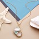 Hesiod Boho Conch Shells Necklace Sea Beach Shell Pendant Necklace Chain Jewelry For Women Collier Femme Shell Gold Color