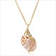Hesiod Boho Conch Shells Necklace Sea Beach Shell Pendant Necklace Chain Jewelry For Women Collier Femme Shell Gold Color