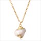 Hesiod Boho Conch Shells Necklace Sea Beach Shell Pendant Necklace Chain Jewelry For Women Collier Femme Shell Gold Color
