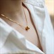 Einzelne Kugel Form Kupfer Halskette - Gold Silber Stil Einfach Mode Metall Schmuck