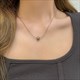 Einzelne Kugel Form Kupfer Halskette - Gold Silber Stil Einfach Mode Metall Schmuck