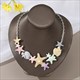 Bohemian Starfish Shell Pendant Necklace Jewelry Set