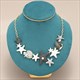 Bohemian Starfish Shell Pendant Necklace Jewelry Set