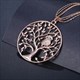 Fashion Drop Pendant Necklace Owl Tree Of Life Round Pendant Necklace Clavicle Chain Jewelry Zinc Alloy Luxury Women