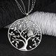 Fashion Drop Pendant Necklace Owl Tree Of Life Round Pendant Necklace Clavicle Chain Jewelry Zinc Alloy Luxury Women