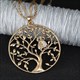 Fashion Drop Pendant Necklace Owl Tree Of Life Round Pendant Necklace Clavicle Chain Jewelry Zinc Alloy Luxury Women