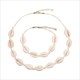 Nature Seashell Cowrie Charm Necklaces For Women Choker Rope Chain Bracelets Shell Necklace&Bracelet Bohemia Summer Jewelry Gift