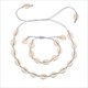 Nature Seashell Cowrie Charm Necklaces For Women Choker Rope Chain Bracelets Shell Necklace&Bracelet Bohemia Summer Jewelry Gift