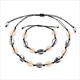 Nature Seashell Cowrie Charm Necklaces For Women Choker Rope Chain Bracelets Shell Necklace&Bracelet Bohemia Summer Jewelry Gift