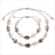 Nature Seashell Cowrie Charm Necklaces For Women Choker Rope Chain Bracelets Shell Necklace&Bracelet Bohemia Summer Jewelry Gift