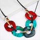 Classic Acrylic Necklace Piece Collars Fashion Jewelry Accessories N035 Marble Original For Women