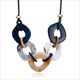 Classic Acrylic Necklace Piece Collars Fashion Jewelry Accessories N035 Marble Original For Women