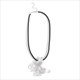 Retro Black Leather Rope Choker Necklace With Leaves, Feather, Butterfly & Heart Charms