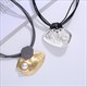 Multilayer Black Leather Pearl Choker Necklace With Irregular Metal Accents