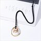 Multilayer Gold Circle Pendant Necklace For Women
