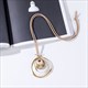 Multilayer Gold Circle Pendant Necklace For Women