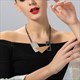 Irregular Geometric Metal Pendant Necklace For Women Fashion Choker Collar Party Statement Jewelry