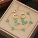 Butterfly Jewelry Set – Stainless Steel Necklace, Earrings & Bracelet