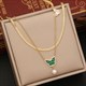 Butterfly Jewelry Set – Stainless Steel Necklace, Earrings & Bracelet