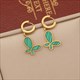 Butterfly Jewelry Set – Stainless Steel Necklace, Earrings & Bracelet