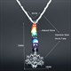 7 Chakra Lotus Flower Of Life Stainless Steel Chain Necklace