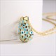 Colorful Enamel Drop Oil Pendant Necklace For Women