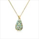 Colorful Enamel Drop Oil Pendant Necklace For Women