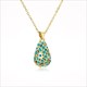 Colorful Enamel Drop Oil Pendant Necklace For Women