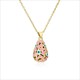 Colorful Enamel Drop Oil Pendant Necklace For Women