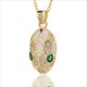 Hip Hop Personality Copper Snake Pendant Vintage Necklace