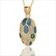 Hip Hop Personality Copper Snake Pendant Vintage Necklace