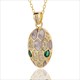 Hip Hop Personality Copper Snake Pendant Vintage Necklace