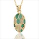 Hip Hop Personality Copper Snake Pendant Vintage Necklace