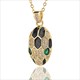 Hip Hop Personality Copper Snake Pendant Vintage Necklace