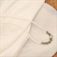 Handmade Stone String Beaded Heart Pendant Necklace Stainless Steel Shell Jewelry