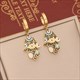 Eyes Hollow Out Palm Pendant Necklace For Women Punk Street Trend Neck Chain Jewelry 36L Stainless Steel Party Gift