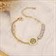 Personalized Life Tree Zircon Necklace Set Stainless Steel